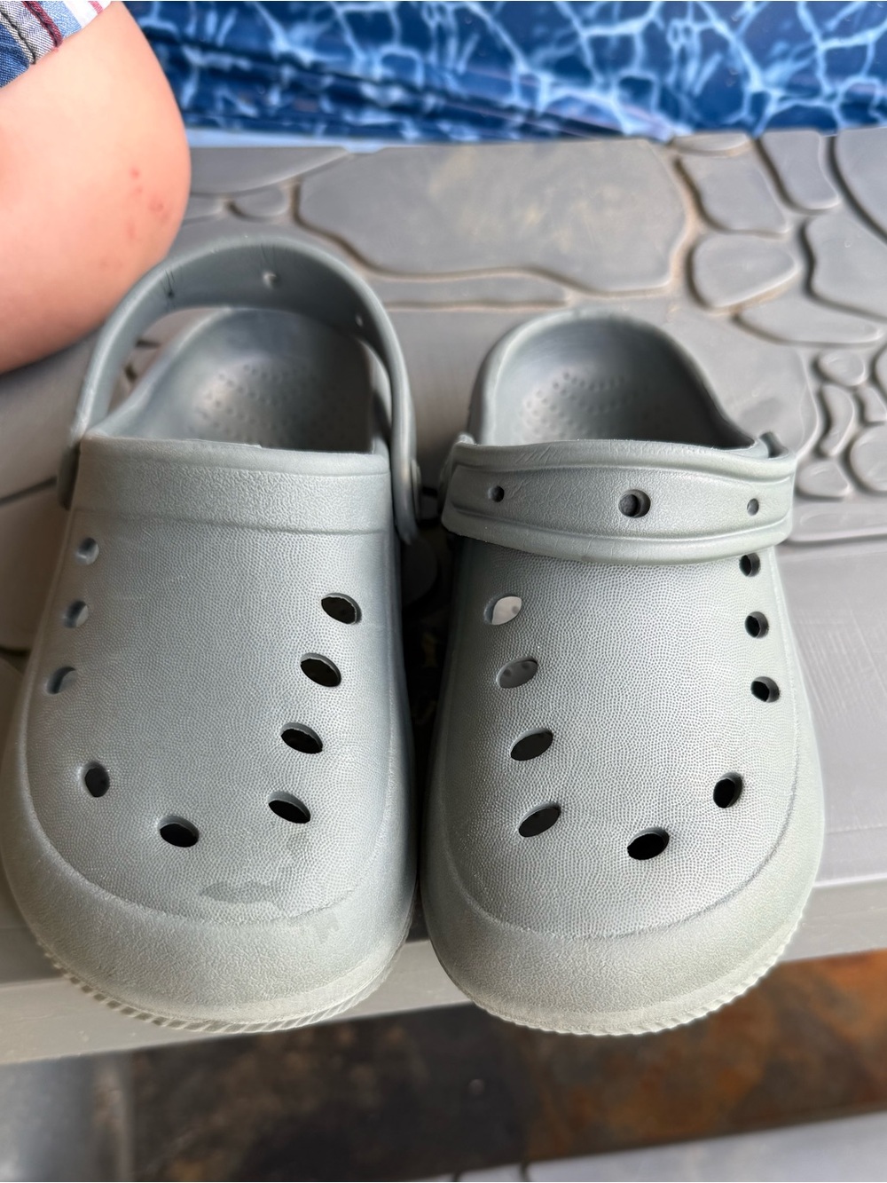 Gray Kids Clogs